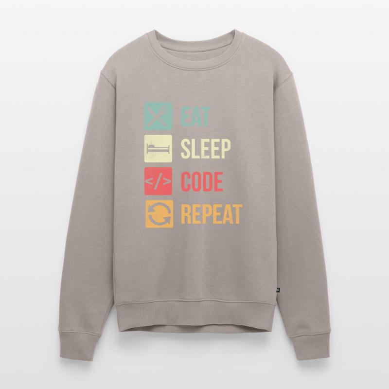 Software Engineer Coding Men's Premium Organic Jumper