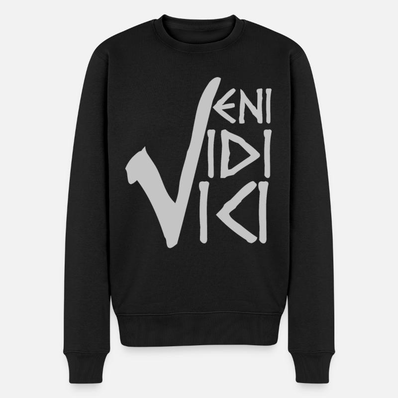 VENI VIDI VICI - Pull Premium bio Homme - noir
