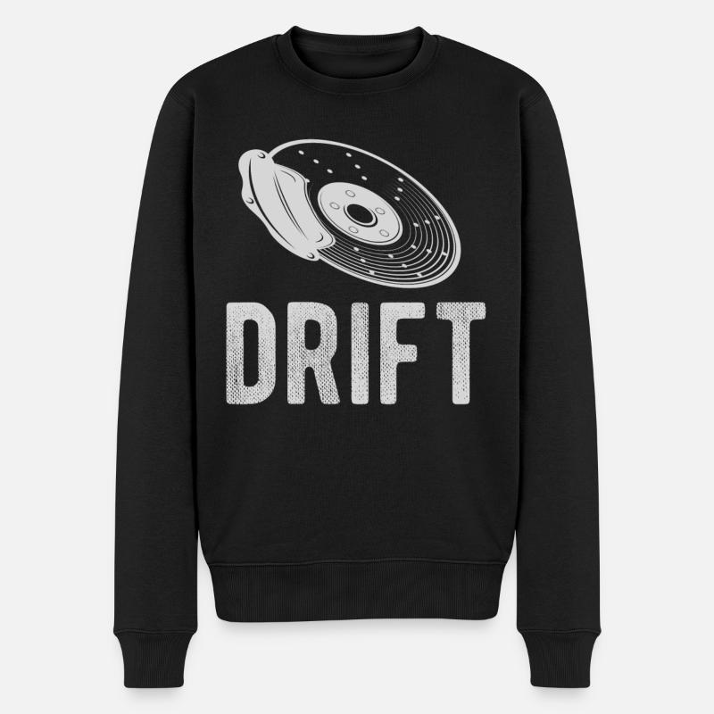 Drift - Männer Premium Bio Pullover - Schwarz