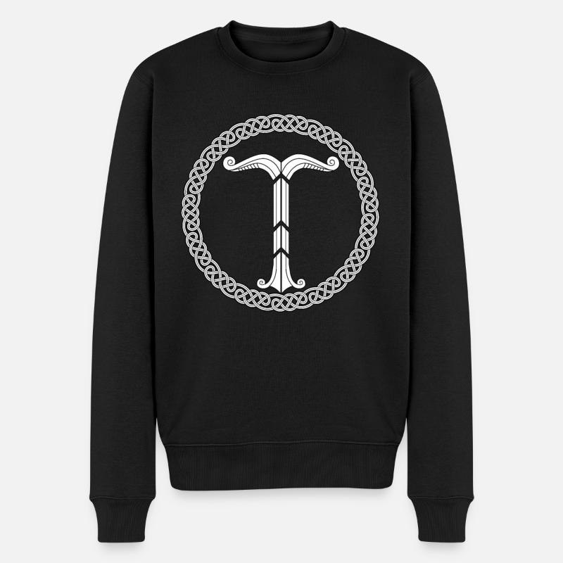 Cadeau Irminsul Viking Odin - Pull Premium bio Homme - noir