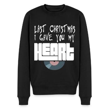 Last Christmas Wham geschenk - Männer Premium Bio Pullover - Schwarz - Vorne - Nico (187cm)