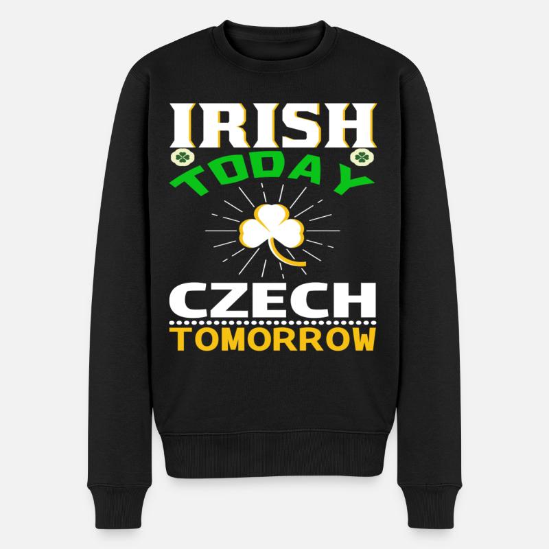 Ich bin aus Irland Spruch - Männer Premium Bio Pullover - Schwarz