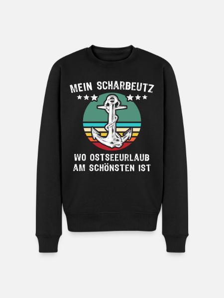 Scharbeutz Sprüche Scharbeutzer - Männer Premium Bio Pullover - Schwarz