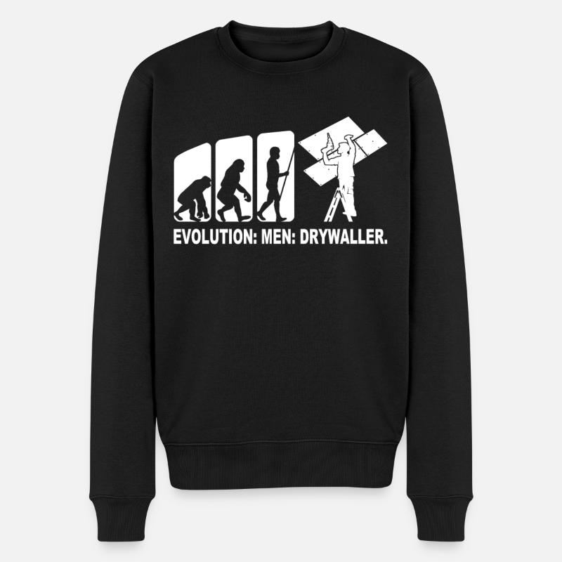 Cloison sèche - Pull Premium bio Homme - noir