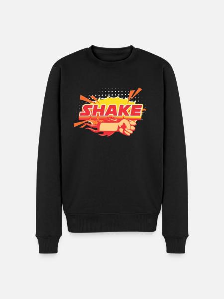 Shake And Bake - Men's Premium Organic Jumper - black