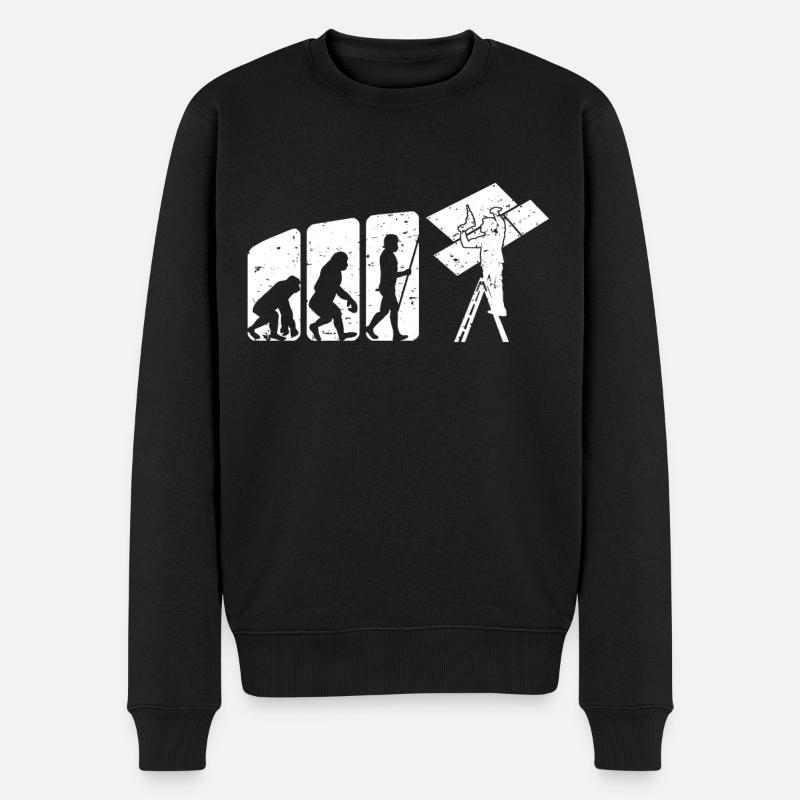 Cloison sèche - Pull Premium bio Homme - noir