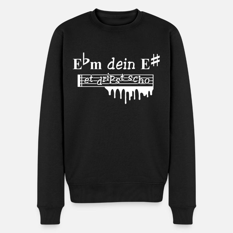 Musiker Saarland Ebm E# Saarländisch - Männer Premium Bio Pullover - Schwarz