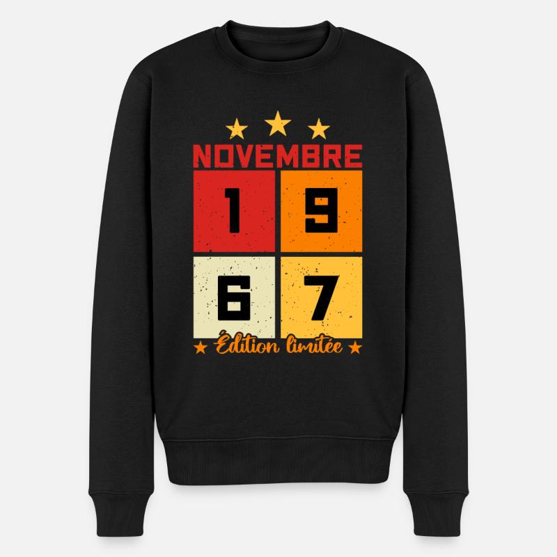 Novembre 1967 Édition limitée - Pull Premium bio Homme - noir