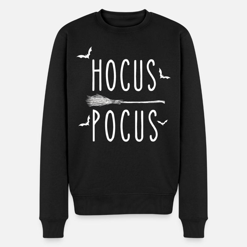 HOCUS POCUS - Pull Premium bio Homme - noir