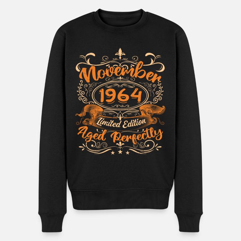 November 1964 Limited Edition - Pull Premium bio Homme - noir