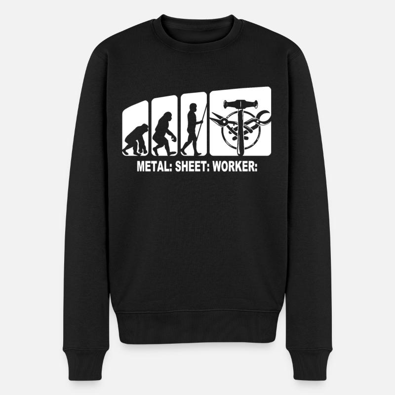 Spengler Evolution Bauspengler - Men's Premium Organic Jumper - black