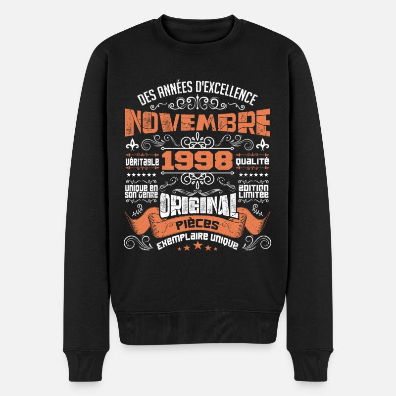 Novembre 1998 - Pull Premium bio Homme - noir