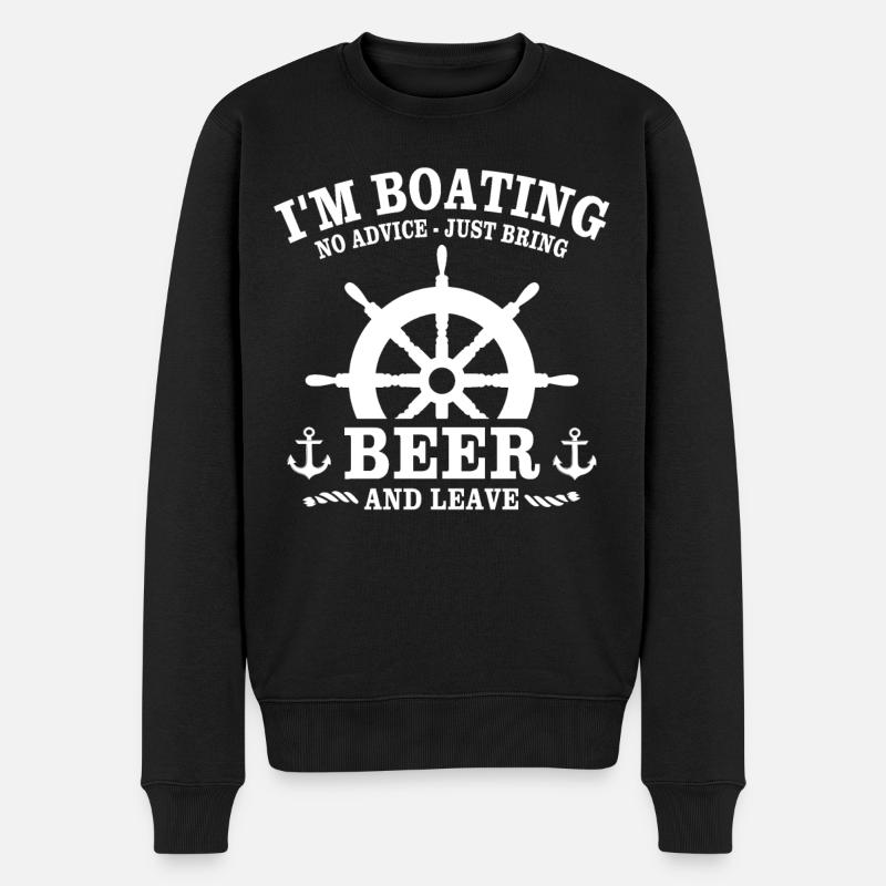 Capitaine Beer - Pull Premium bio Homme - noir