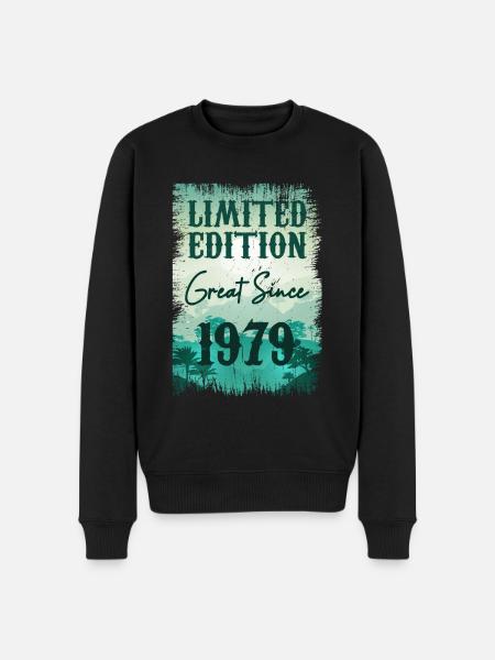 Einzigartig seit 1979 - Männer Premium Bio Pullover - Schwarz
