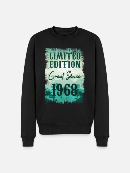 Einzigartig seit 1968 - Männer Premium Bio Pullover - Schwarz