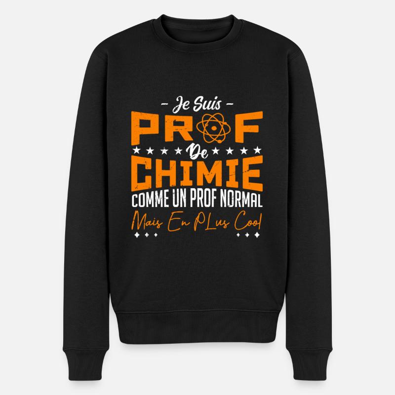 meilleur prof de chimie - Pull Premium bio Homme - noir