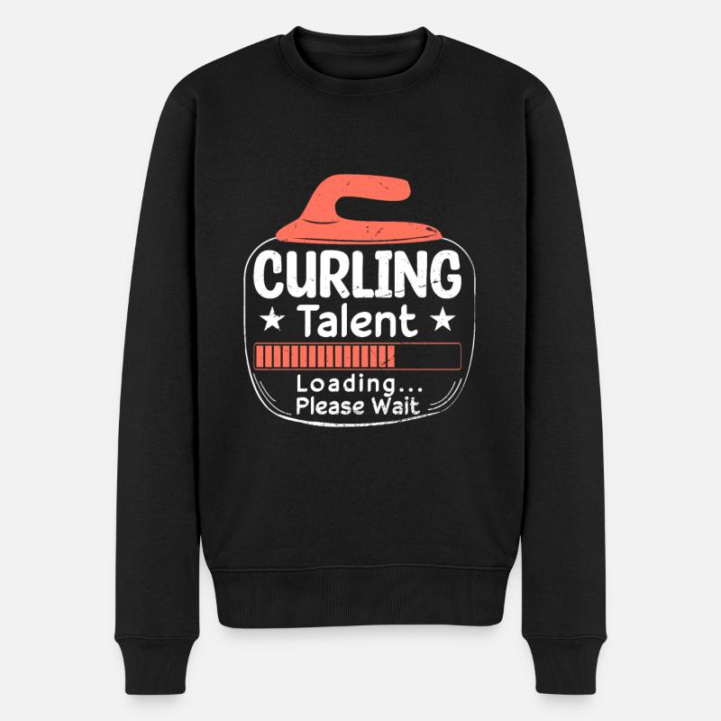 Curling Talent Loading - Pull Premium bio Homme - noir