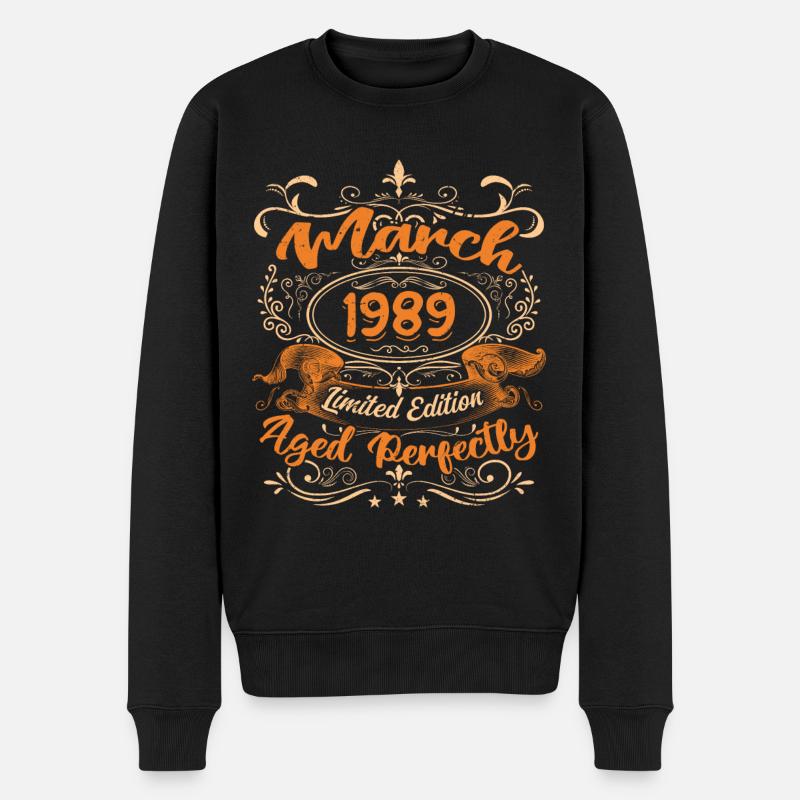March 1989 | Aged Perfectly - Pull Premium bio Homme - noir