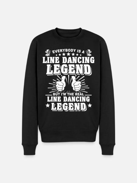 Line Dance Line Dancing - Men's Premium Organic Jumper - black