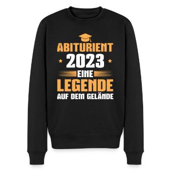 Abitur 2023 Abschlussprüfung Matura Abiturient - Männer Premium Bio Pullover - Schwarz - Vorne - Nico (187cm)