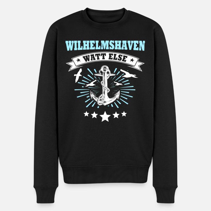 Wilhelmshavener Wilhelmshaven - Pull Premium bio Homme - noir