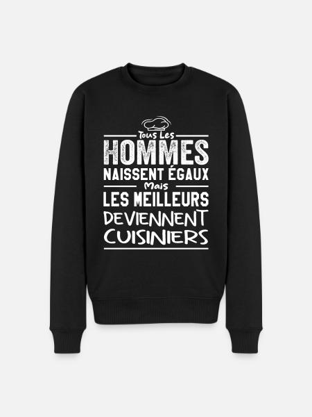 Les meilleurs deviennent cuisiniers - Pull Premium bio Homme - noir