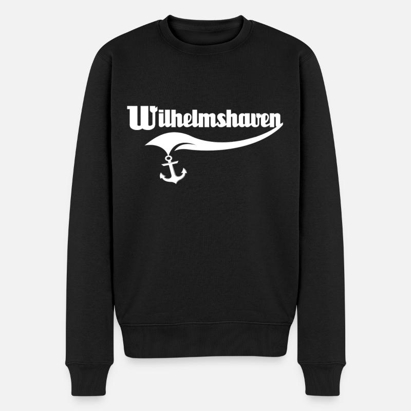 Wilhelmshaven motif Wilhelmshavener - Pull Premium bio Homme - noir