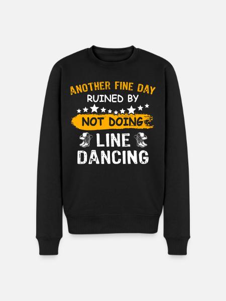 Line Dancer Line Dancing - Men's Premium Organic Jumper - black