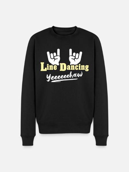 Line Dancing Line Dance - Men's Premium Organic Jumper - black
