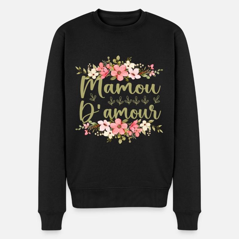 Mamou D'amour - Pull Premium bio Homme - noir