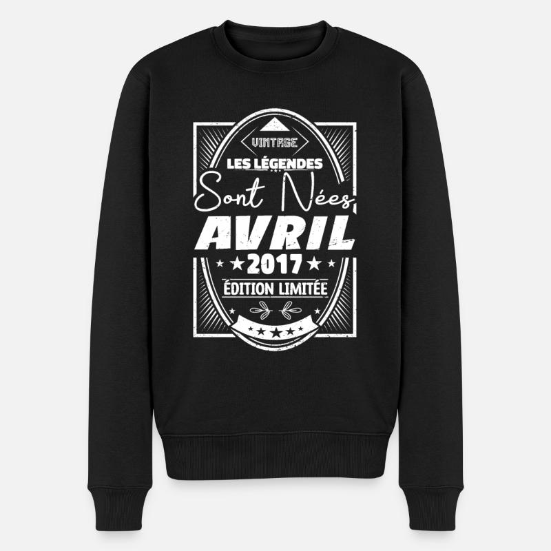Avril 2017 - Pull Premium bio Homme - noir