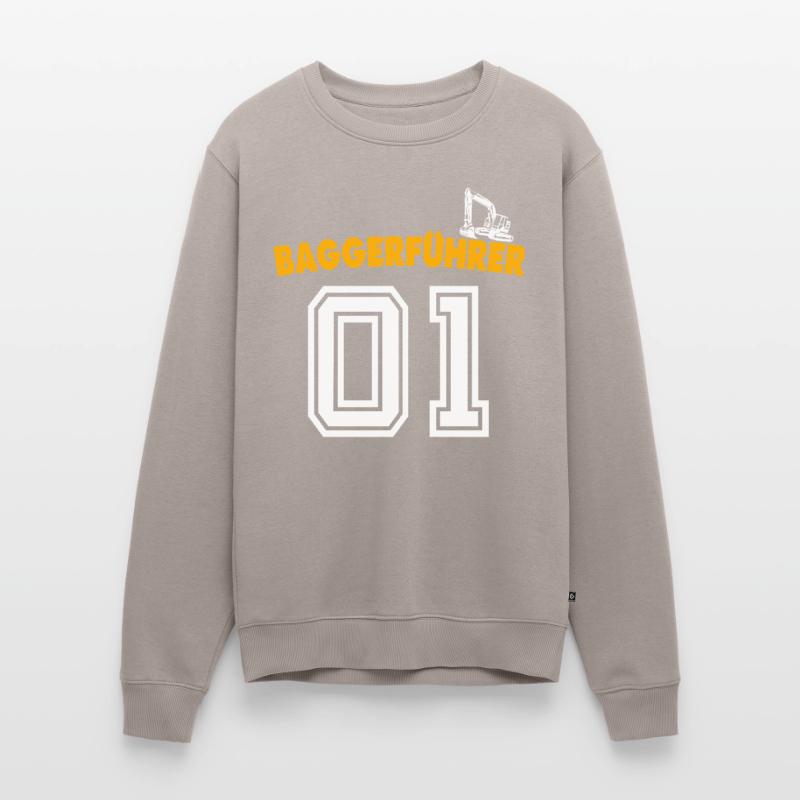 Baggerführer Bagger Baggerfahrer Männer Premium Bio Pullover