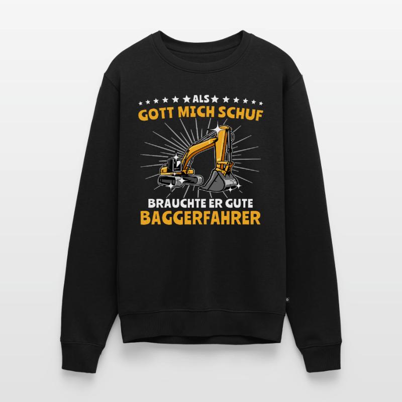 Baggerführer Bagger Baggerfahrer Männer Premium Bio Pullover