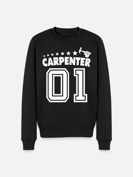 Charpentier, charpentier, charpentier, - Pull Premium bio Homme - noir