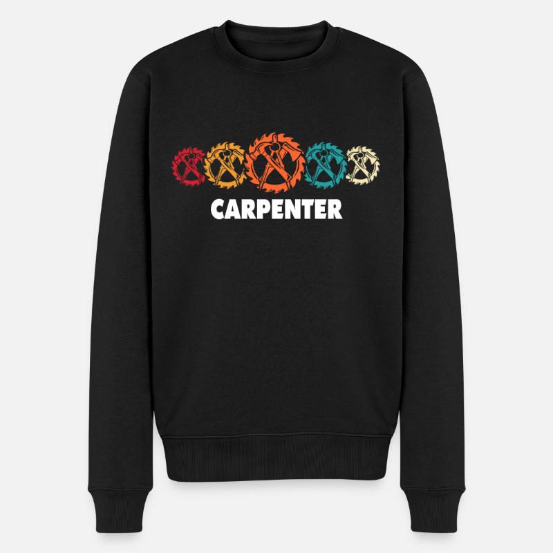 Charpentier, charpentier, charpentier, - Pull Premium bio Homme - noir