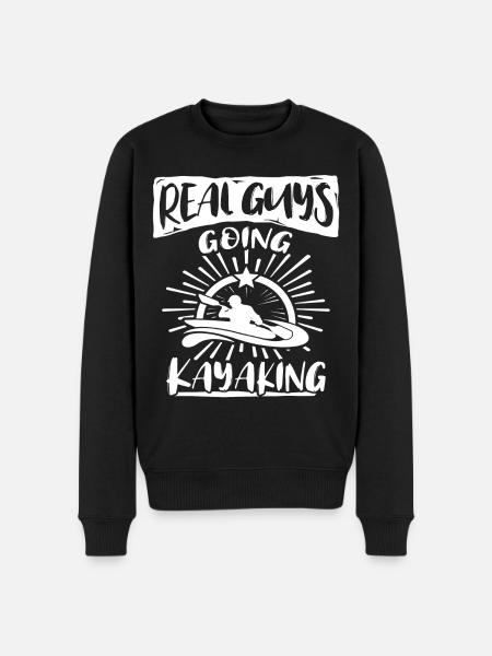 Kayaker Kayaking - Men's Premium Organic Jumper - black