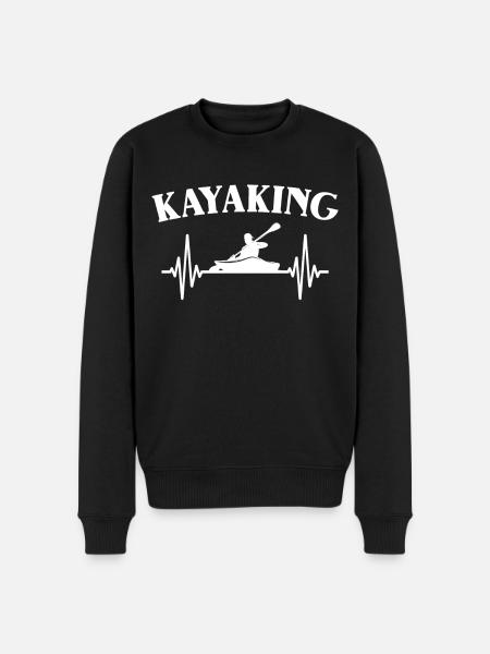 Kayaker Kayaking - Men's Premium Organic Jumper - black