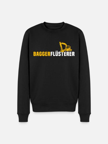 Baggerführer Baggerfahrer - Männer Premium Bio Pullover - Schwarz