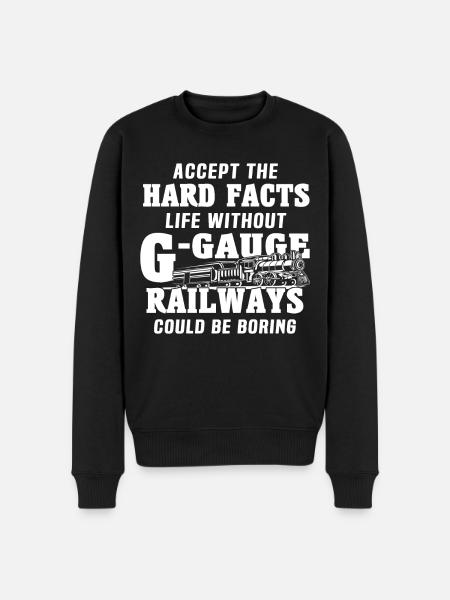 Spur G Modelleisenbahn Gartenbahn - Männer Premium Bio Pullover - Schwarz