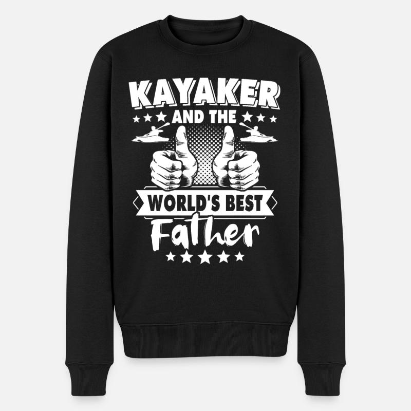 Kayakfahrer Papa Kayaker - Pull Premium bio Homme - noir