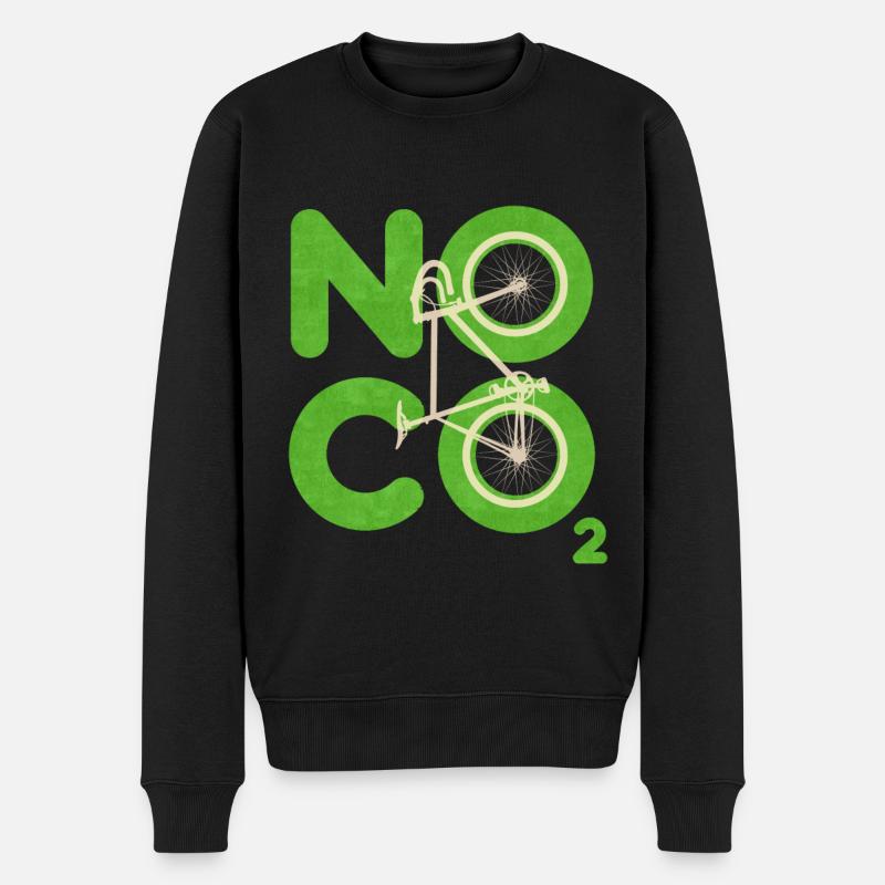 Pas de CO2 - Pull Premium bio Homme - noir