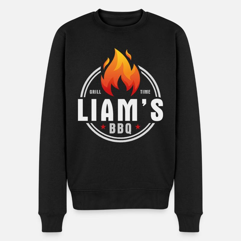 Barbecue Liams - Pull Premium bio Homme - noir