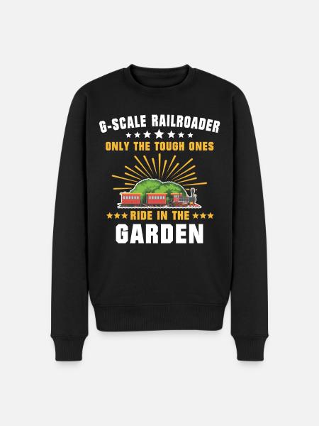 Gartenbahn Modellbahn Spur G - Männer Premium Bio Pullover - Schwarz