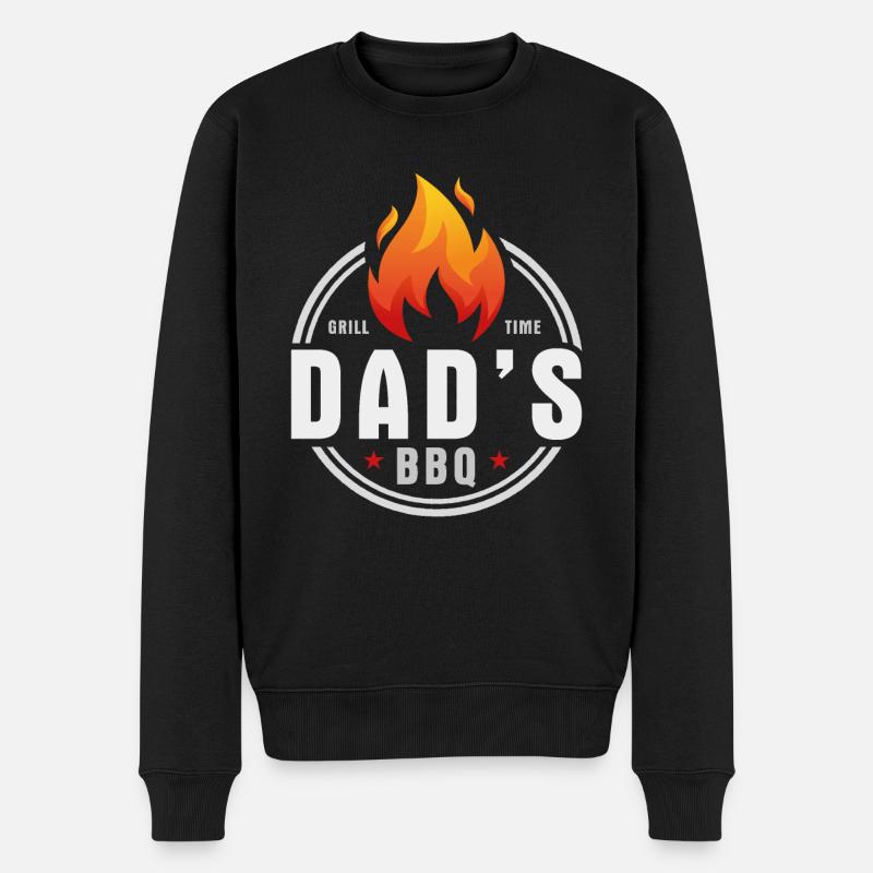 Barbecue pour papas - Pull Premium bio Homme - noir