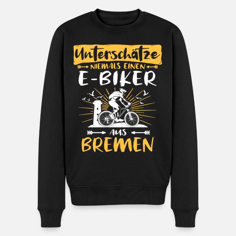 Bremen Ebike Bremer Ebiker - Pull Premium bio Homme - noir