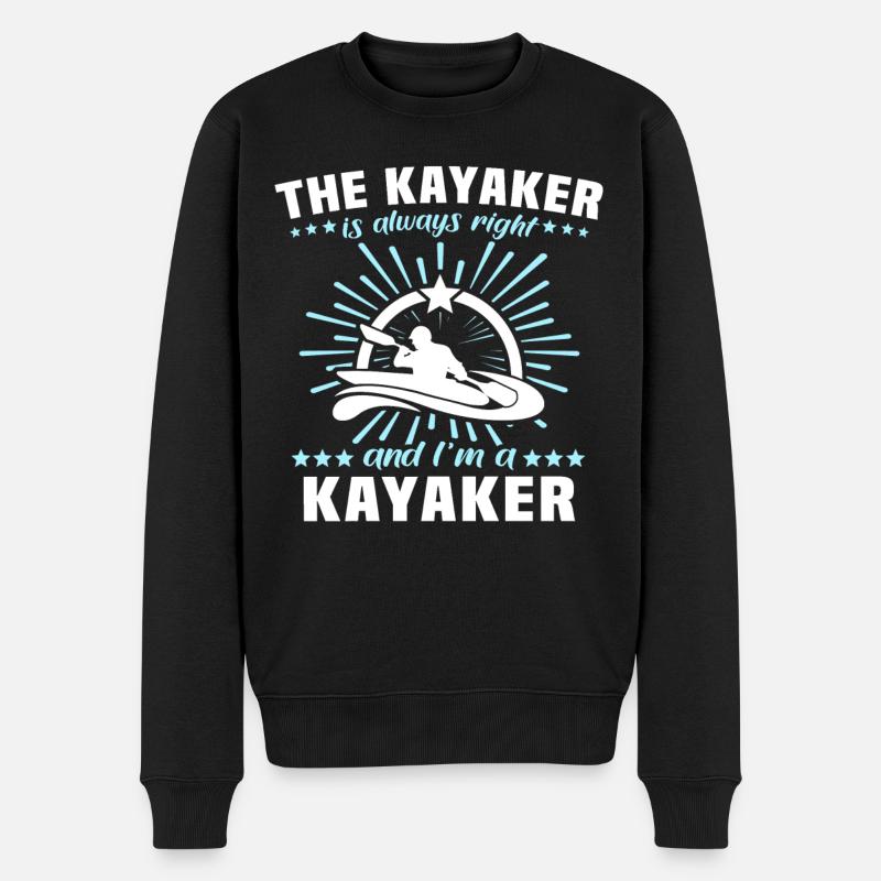 Kayaking Kayak - Pull Premium bio Homme - noir