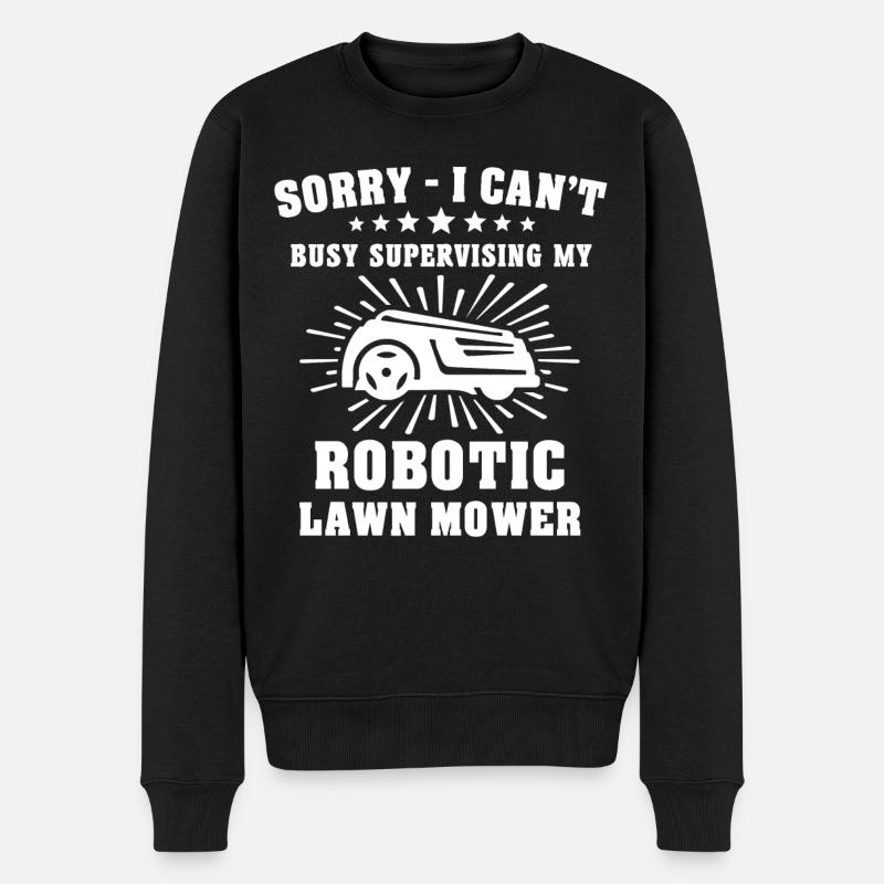 Tondeuse robot - Pull Premium bio Homme - noir