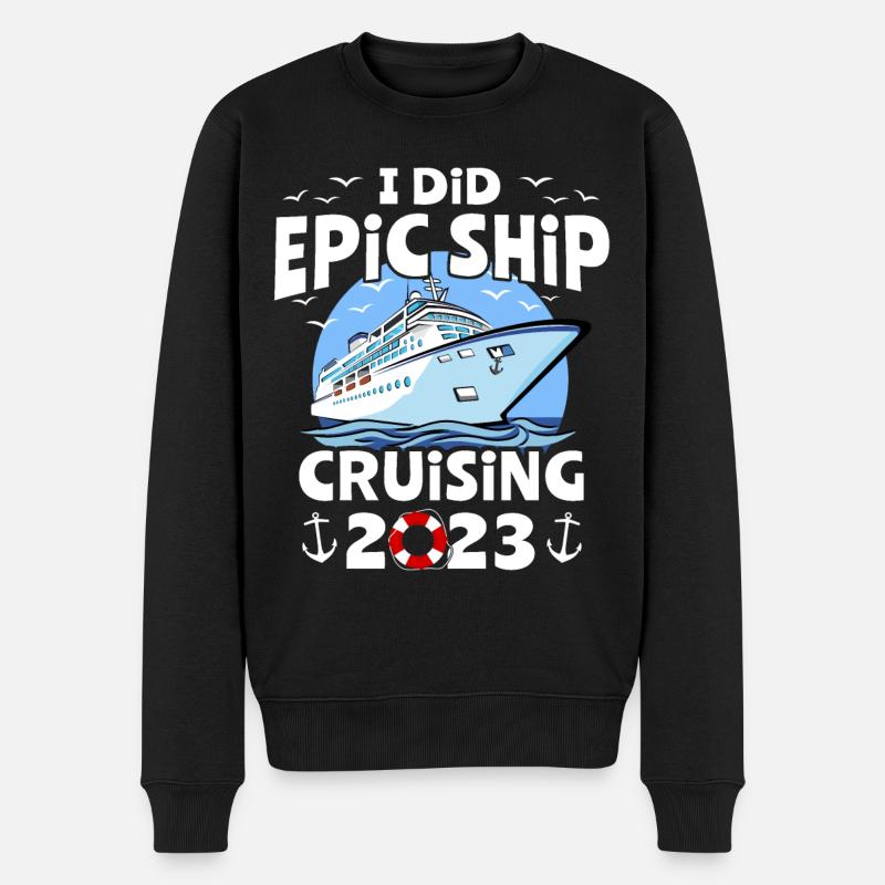 Croisière 2023 Bateau de croisière - Pull Premium bio Homme - noir