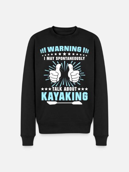 Kayak Kayaking - Men's Premium Organic Jumper - black