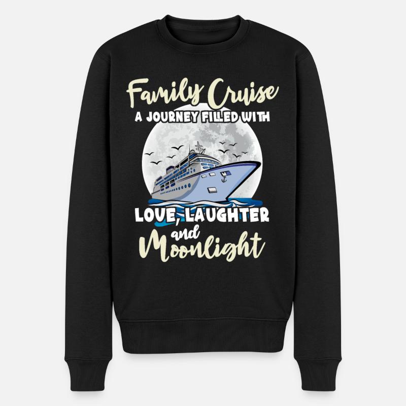 Croisière familiale - Pull Premium bio Homme - noir